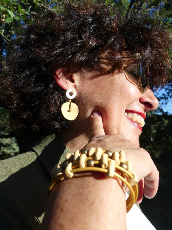 Pendientes ARNICA. Colección HAYA. - Imagen 5